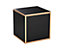 Cube de rangement magnétique | Quube à casiers | HxLxP 400 x 400 x 390 mm | Ouvert | Blanc | Novigami